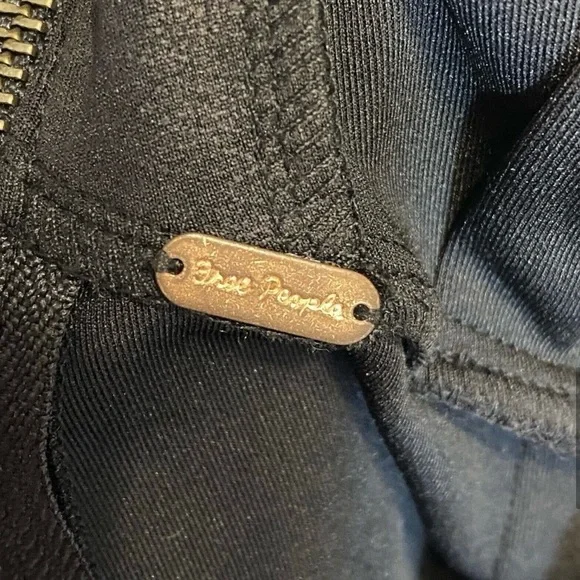 Free People Black Coated Knit Moonlight Romper - Picture 12 of 14